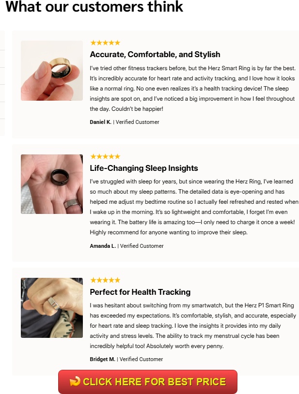 Herz P1 Smart Ring Review: Top Features, App Insights & User Ratings