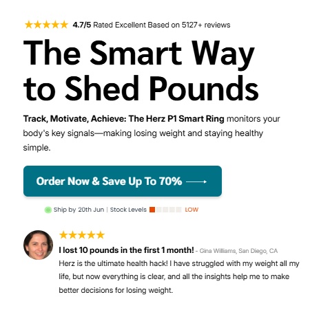 Herz P1 Smart Ring Review: Top Features, App Insights & User Ratings