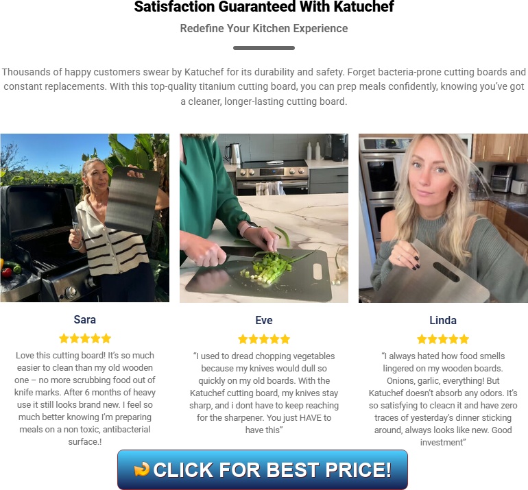 Katuchef Titanium Cutting Board Review | Katu Chef Reviews Complaints