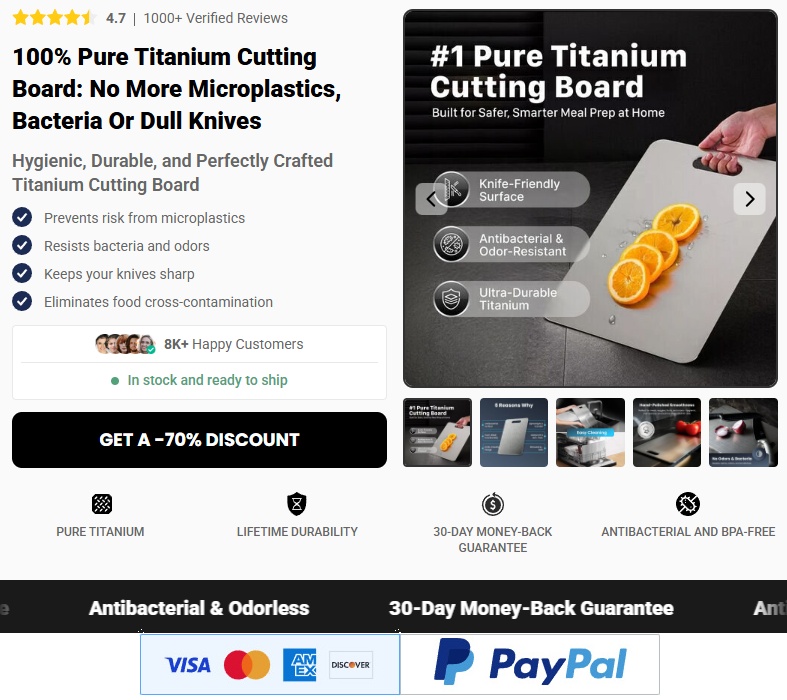 Katuchef Titanium Cutting Board Review | Katu Chef Reviews Complaints