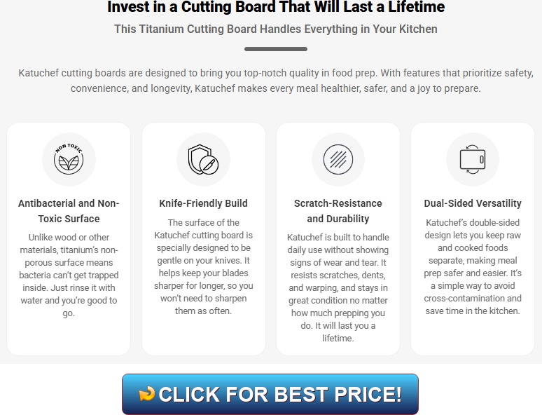 Katuchef Titanium Cutting Board Review | Katu Chef Reviews Complaints