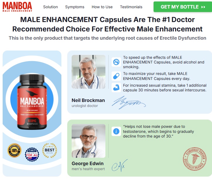 Manboa Review: Real Manboa Capsules Reviews Australia From Verified Users