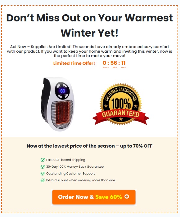 GoGo Portable Heater Review: Features, Customer Reviews and Complaints